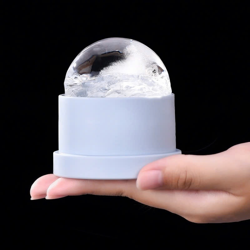 Khay/ Khuôn Làm Đá Hình Tròn Lớn 6CM