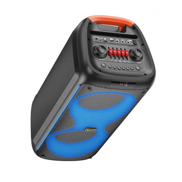Loa Bluetooth Kéo karaoke Hoco HA7 kèm 2 Micro không dây 75w