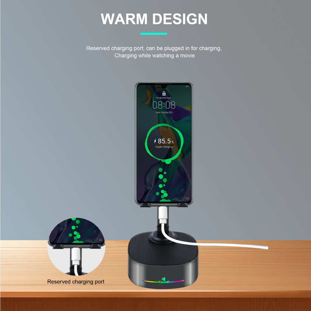 Loa Bluetooth kiêm sạc không dây 5in1 Kisonli M-5