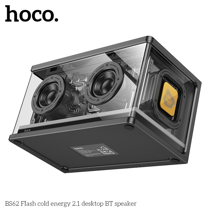 Loa bluetooth hoco BS62 kèm 2 Micro - Nâu