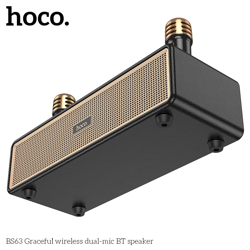 Loa Bluetooth Hoco BS63 kèm 2 mic
