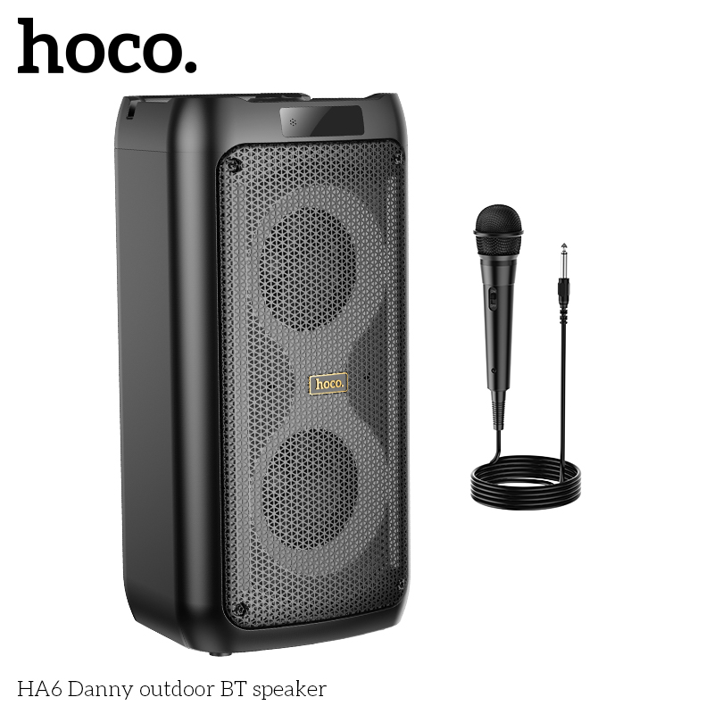 Loa Bluetooth Kéo Hoco HA6 kèm 1 mic 30w