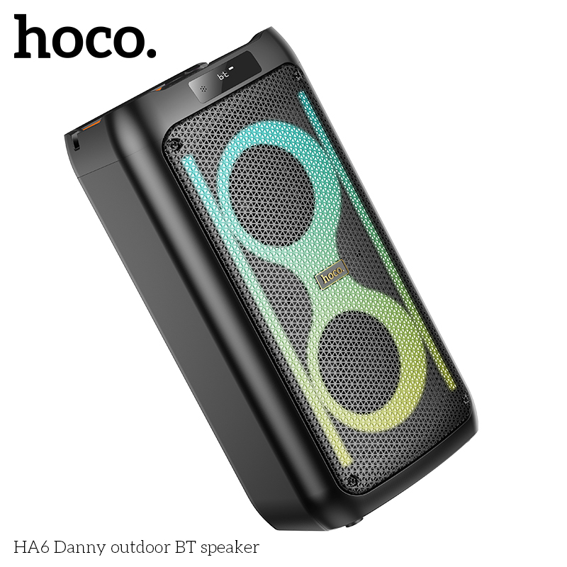 Loa Bluetooth Kéo Hoco HA6 kèm 1 mic 30w