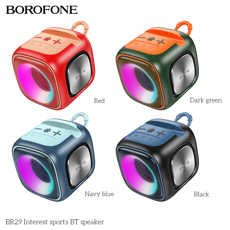 Loa thể thao bluetooth Borofone BR29 - đa sắc