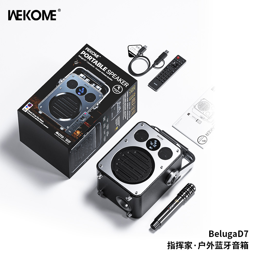 Loa Karaoke Bluetooth HIFI WEKOME Beluga D7