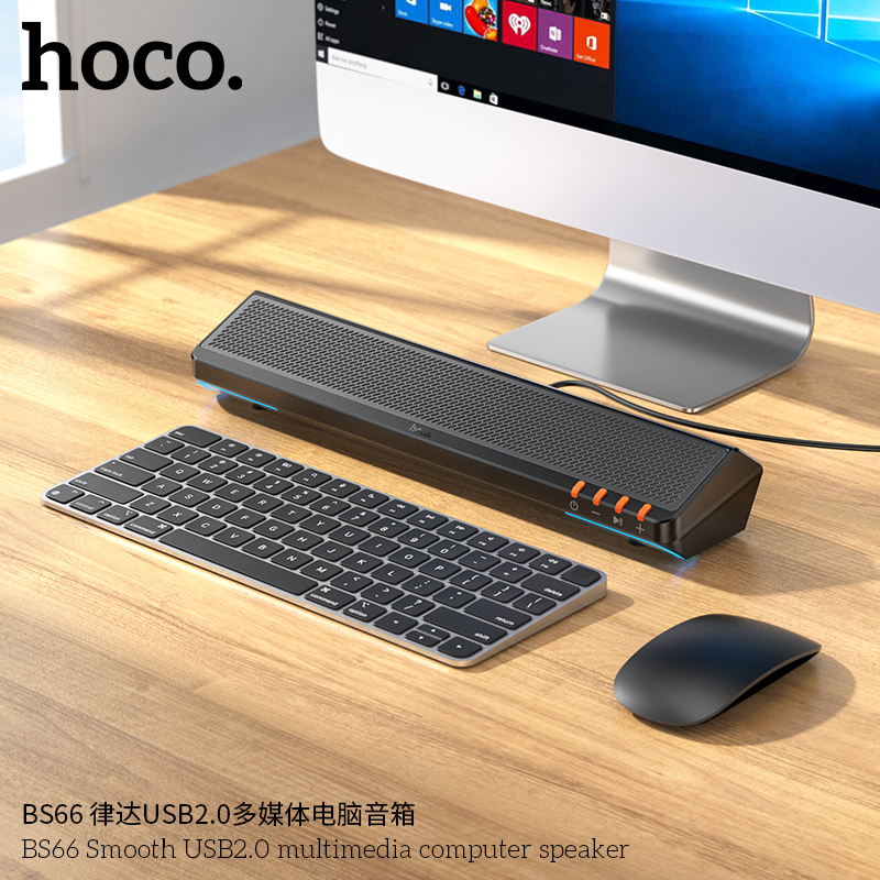 Loa vi tính Hoco BS66 có bluetoooth và kết nối USB có dây