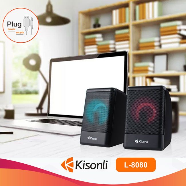 Loa Vi tính Kisonli 2.0 L-8080 đen