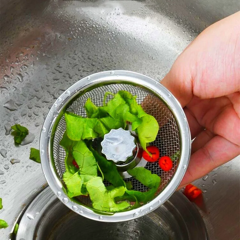 Lọc Rác Bồn Rửa Chén Hình Tròn Inox