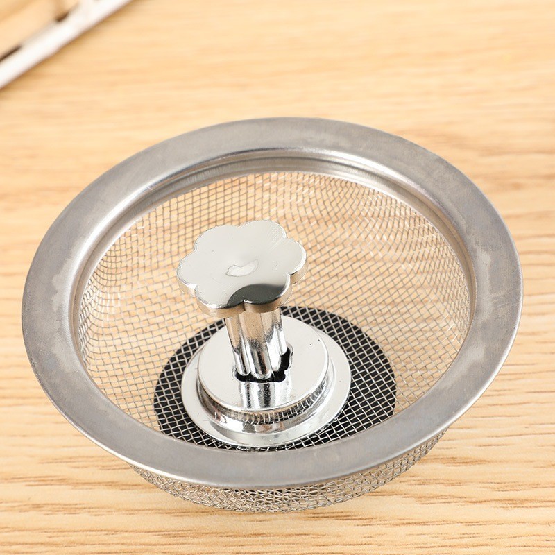 Lọc Rác Bồn Rửa Chén Hình Tròn Inox