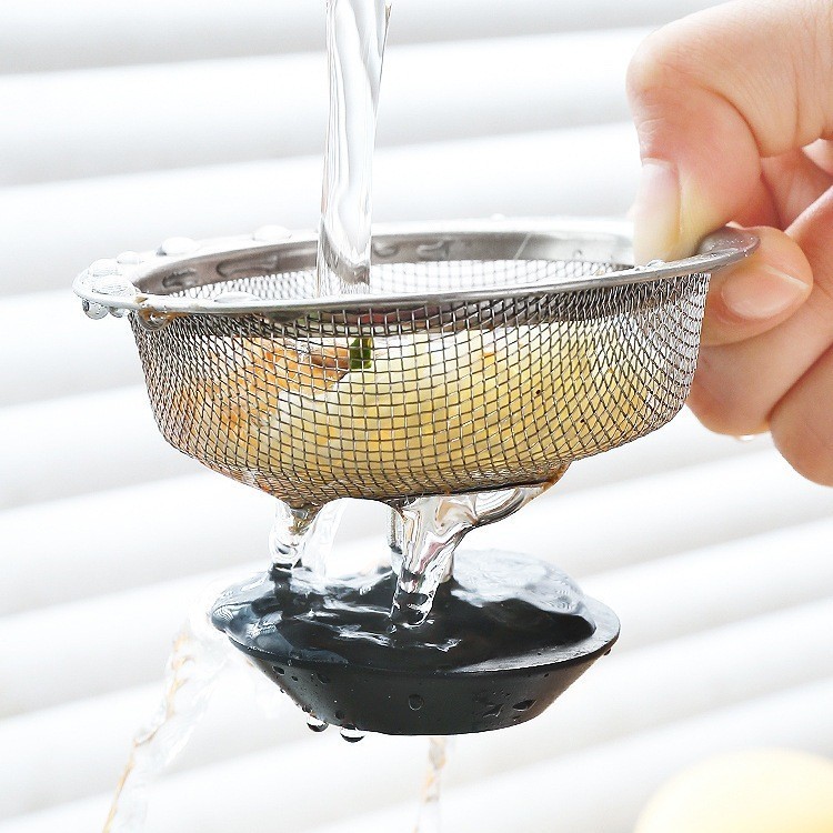 Lọc Rác Bồn Rửa Chén Hình Tròn Inox