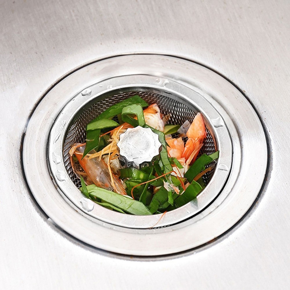Lọc Rác Bồn Rửa Chén Hình Tròn Inox