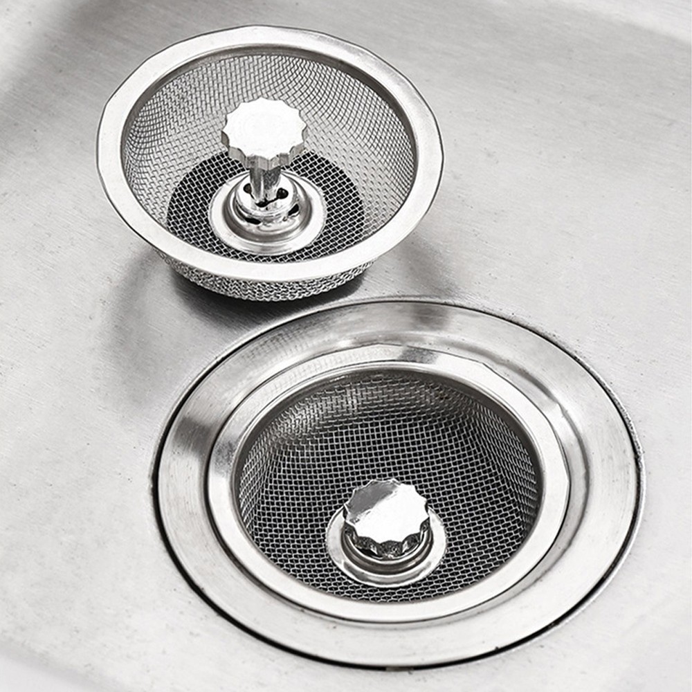 Lọc Rác Bồn Rửa Chén Hình Tròn Inox