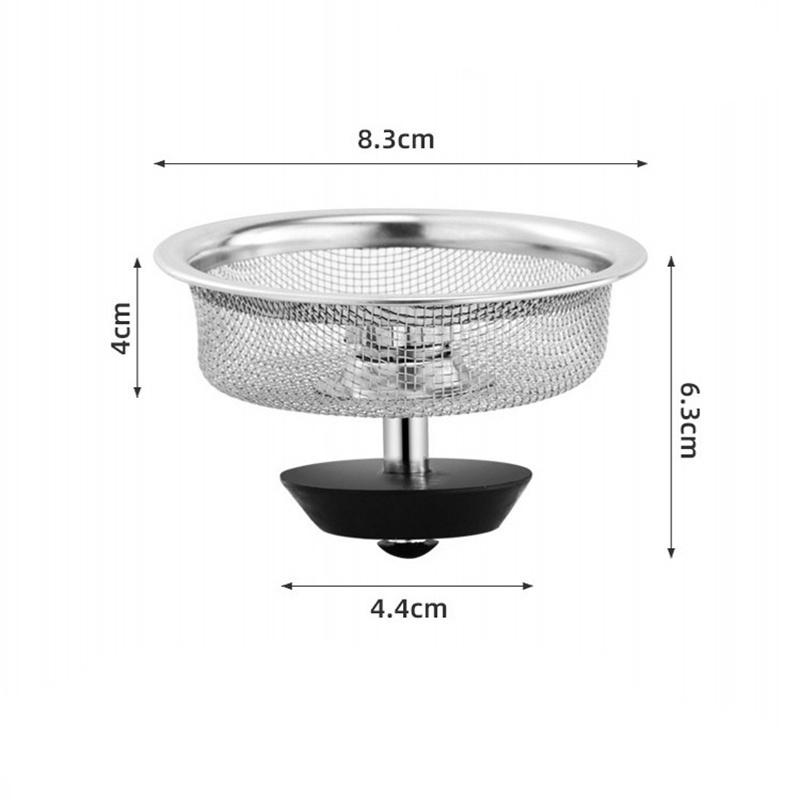 Lọc Rác Bồn Rửa Chén Hình Tròn Inox