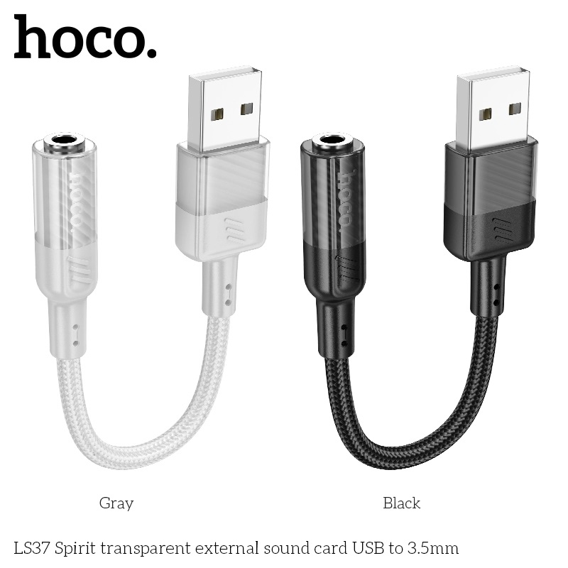 Cáp chuyển đổi Hoco LS37 USB-3.5