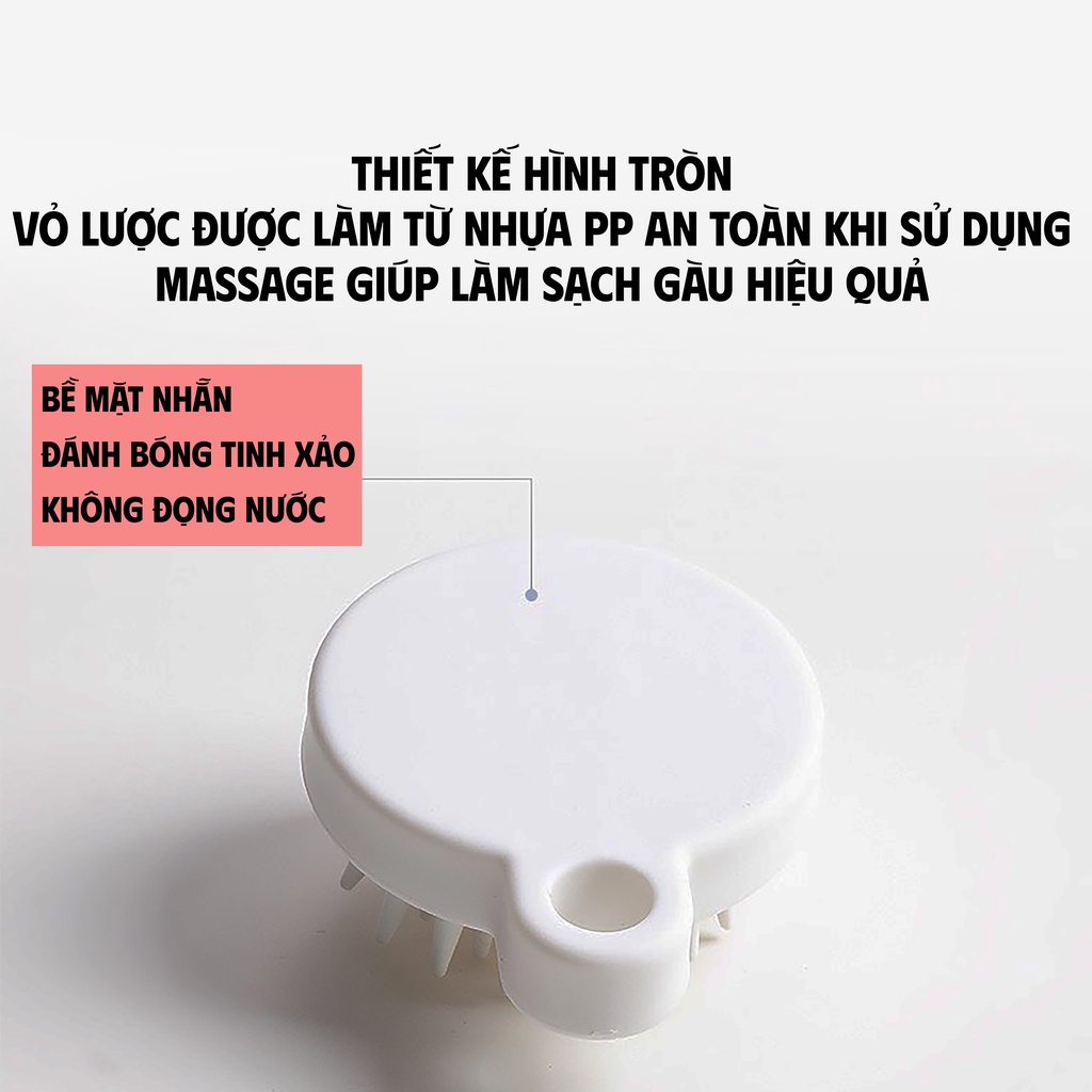 Lược Gội Đầu Massage 9X3.3CM