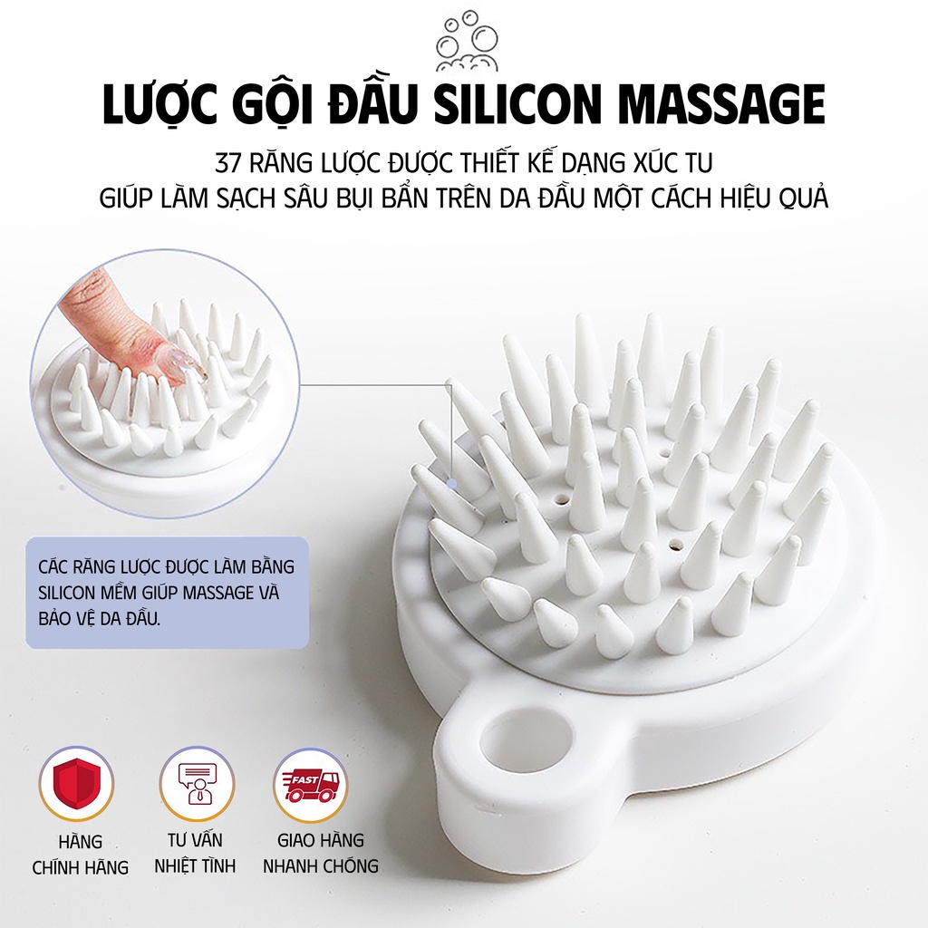 Lược Gội Đầu Massage 9X3.3CM