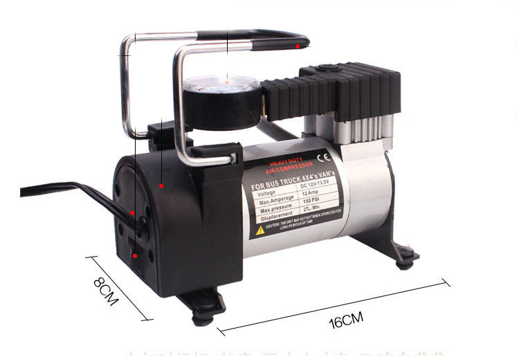 Máy Bơm Bánh Xe Hơi Shu Dika 12v loại nhỏ