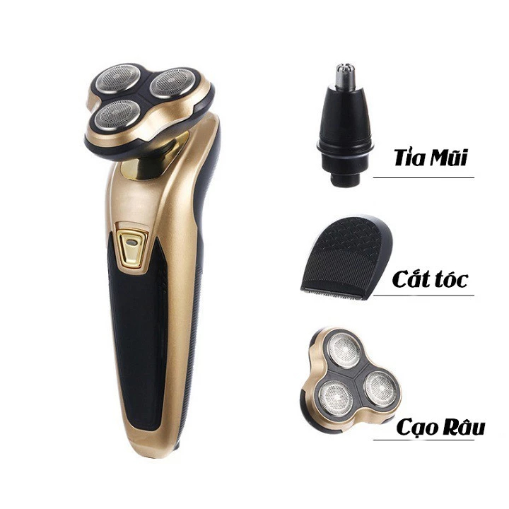 Máy cạo râu, tông đơ, tỉa mũi 3in1 LINGKE FS-3188