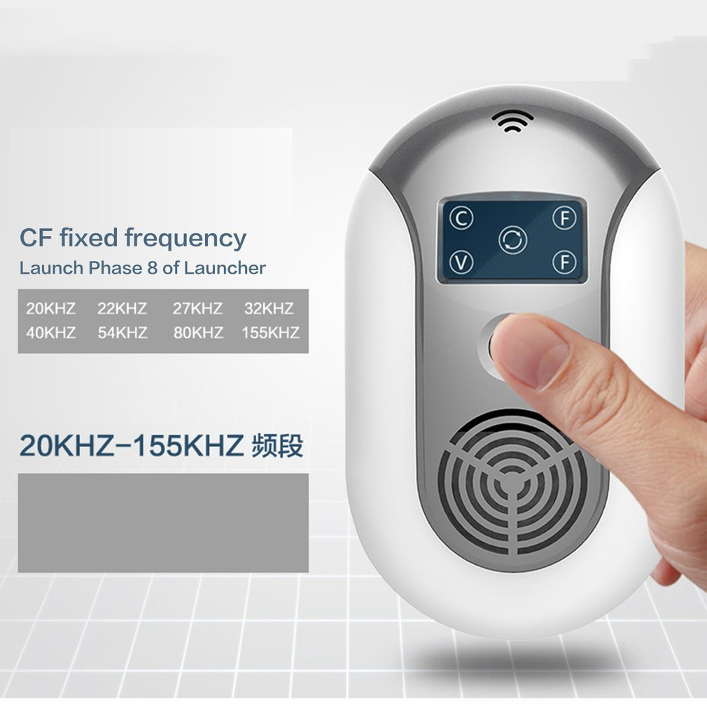 Máy Đuổi Chuột Gián Muỗi Ruồi Kiến Mối Côn Trùng Electronic Có LCD màu inbox hay ngãu nhiên