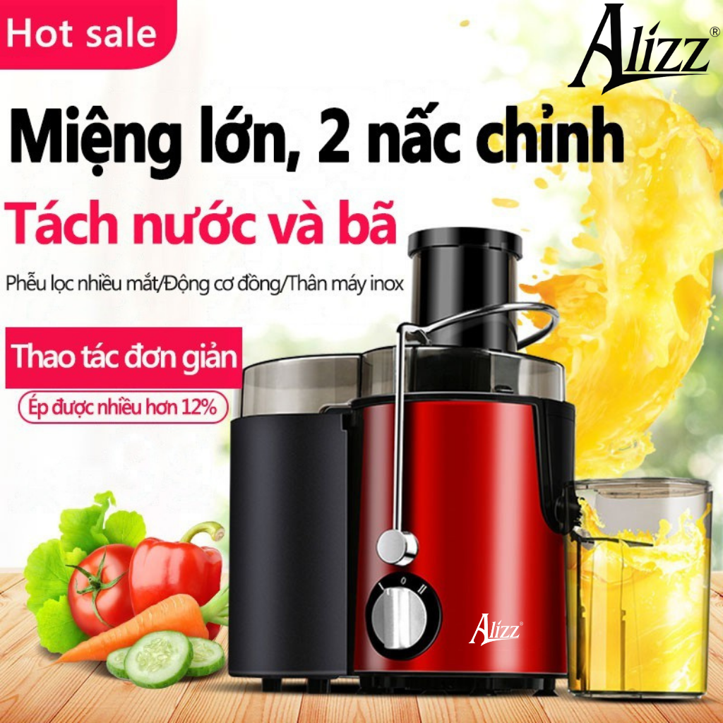 Máy ép trái cây nguyên chất 1000w ALIZZ 13602 500ml