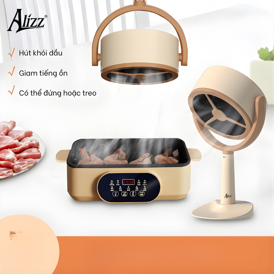 Máy Hút Mùi Khói Dầu Để Bàn Mini ALIZZ – 14837