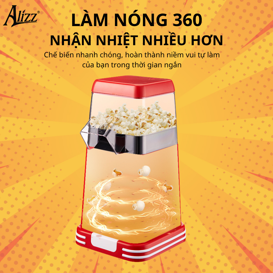 Máy làm bỏng ngô/ bắp ALIZZ AL-14228