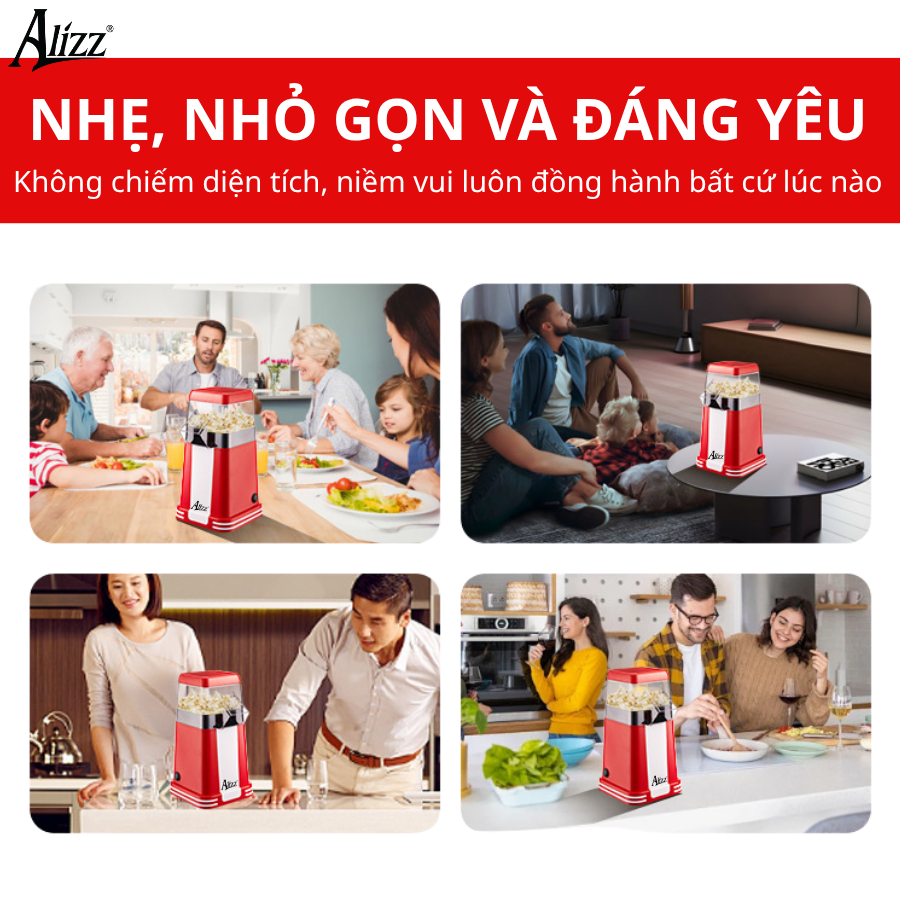 Máy làm bỏng ngô/ bắp ALIZZ AL-14228