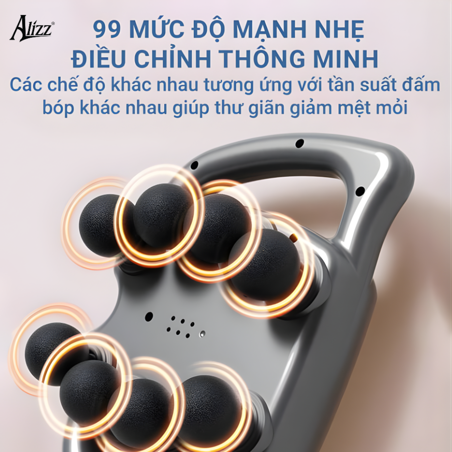 Máy massage cầm tay toàn thân 8 đầu ALIZZ AL-14487