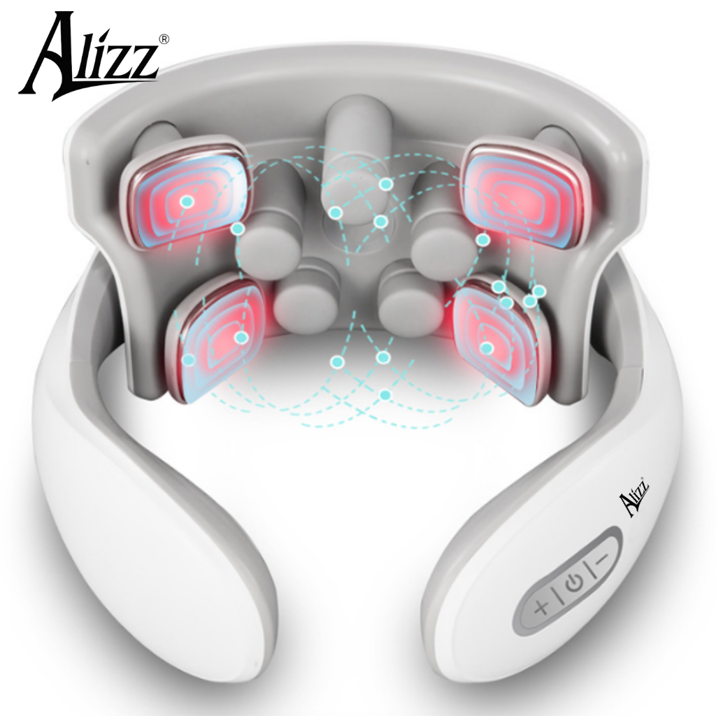 Máy Massage Cổ Xung Điện 5 Đầu Rung ALIZZ AL-13605