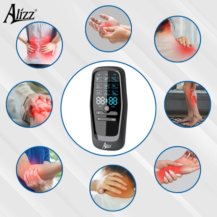 Máy massage xung điện 9 Chế Độ Châm Cứu ALIZZ -AL 14158