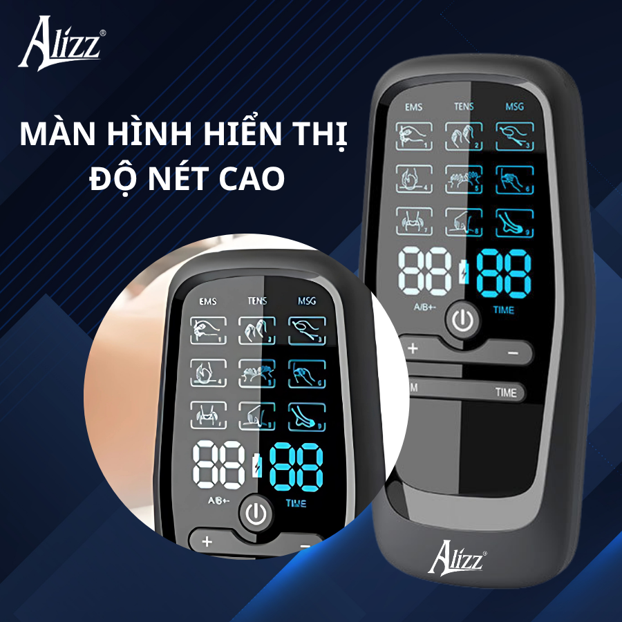 Máy massage xung điện 9 Chế Độ Châm Cứu ALIZZ -AL 14158