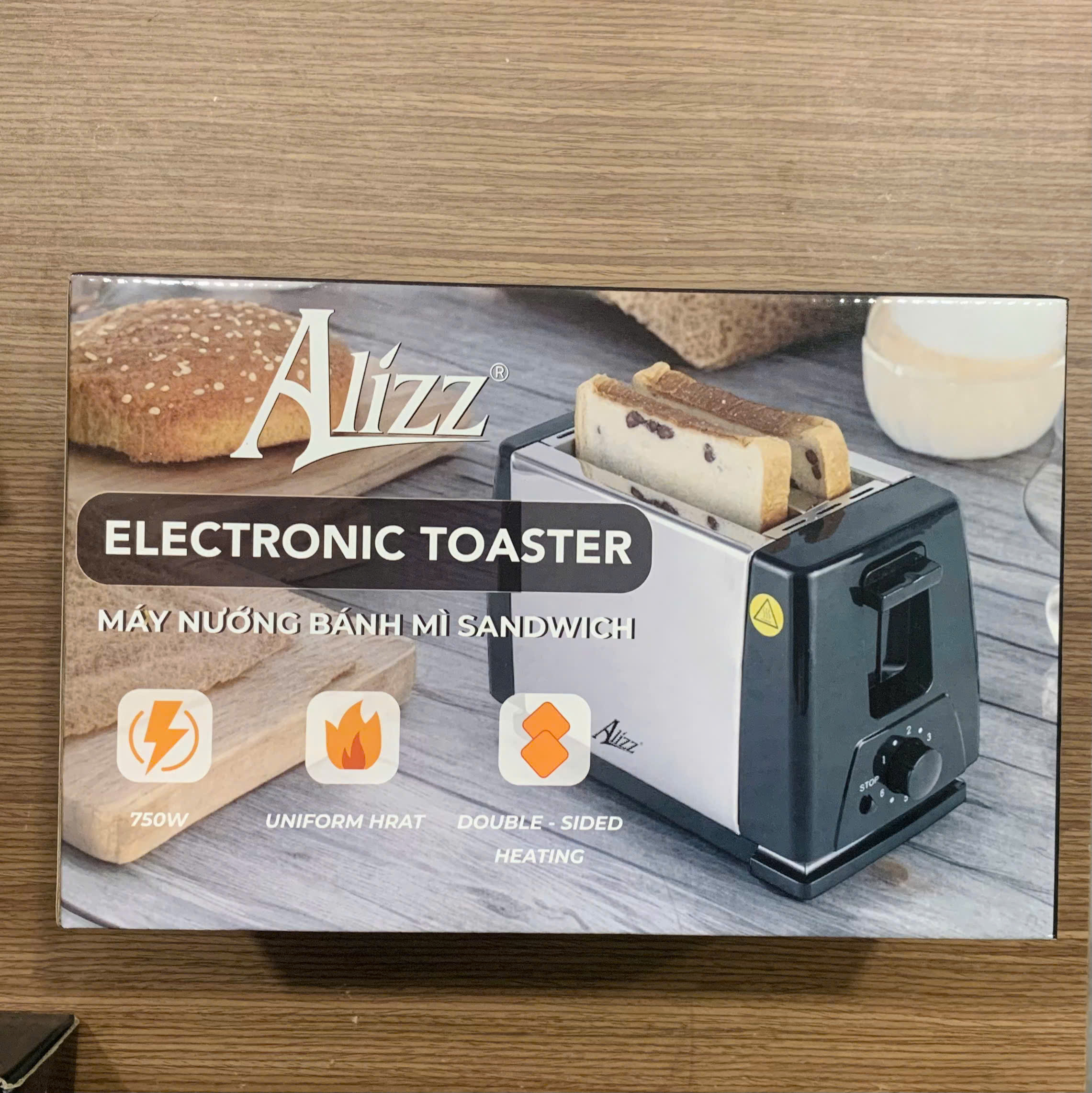 Máy Nướng Bánh Mì Sandwich ALIZZ AL-13579