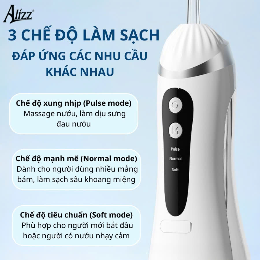 Máy Tăm nước 3 chế độ ALIZZ AL-14236