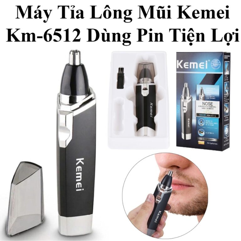 Máy Tỉa Lông Mũi Kemei KM-6512