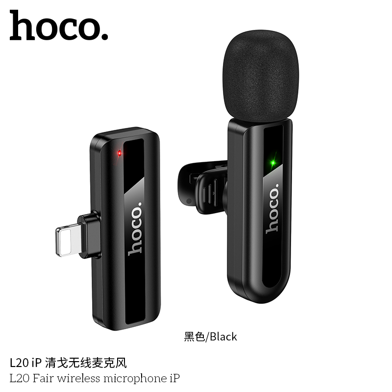 Mic thu âm Hoco L20 đầu Lighting