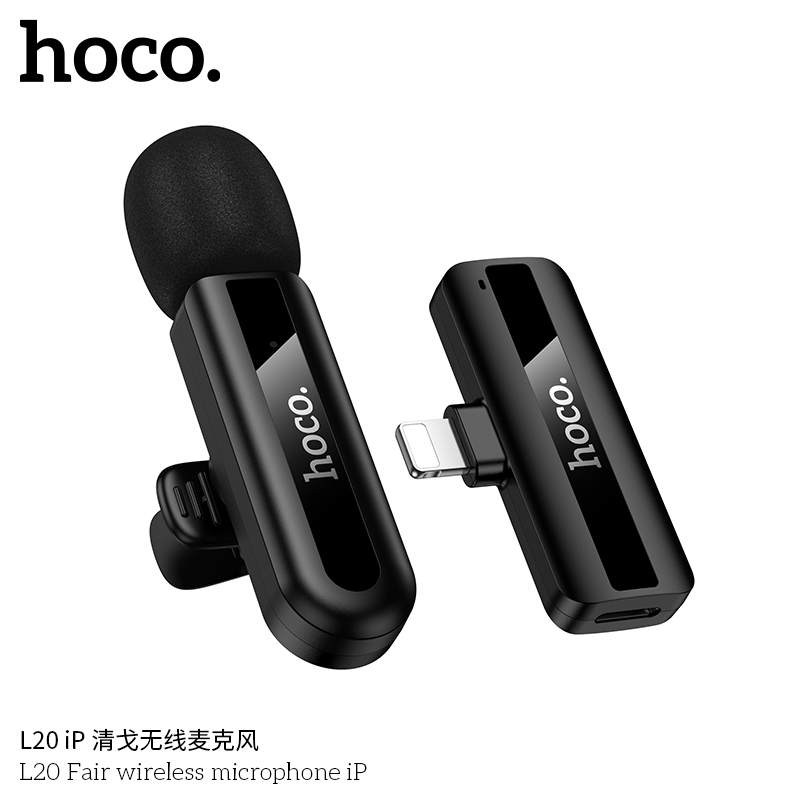 Mic thu âm Hoco L20 đầu Lighting