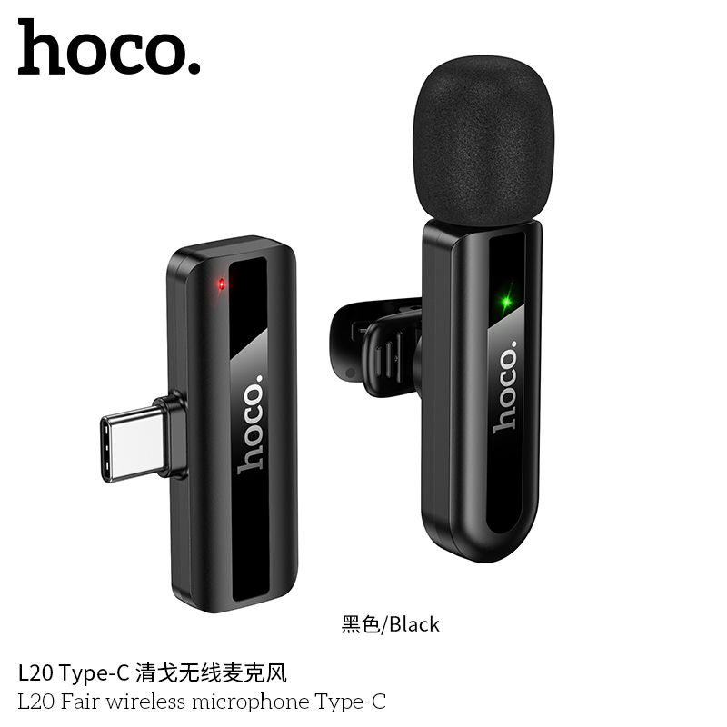Mic thu âm Hoco L20 đầu typeC