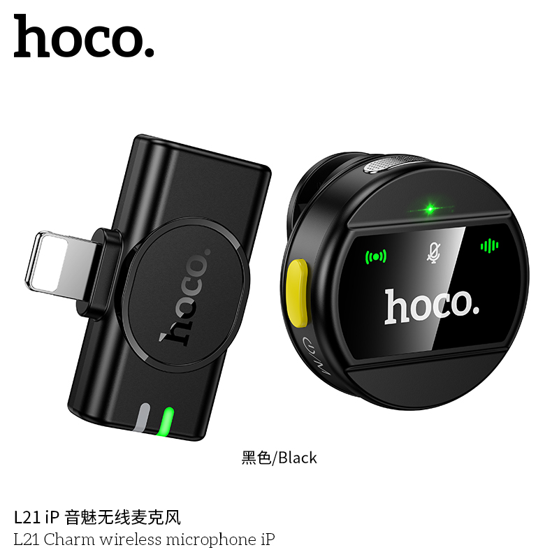 Mic thu âm Hoco L21 đầu lighting IP