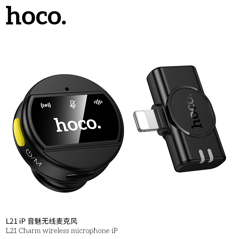 Mic thu âm Hoco L21 đầu lighting IP