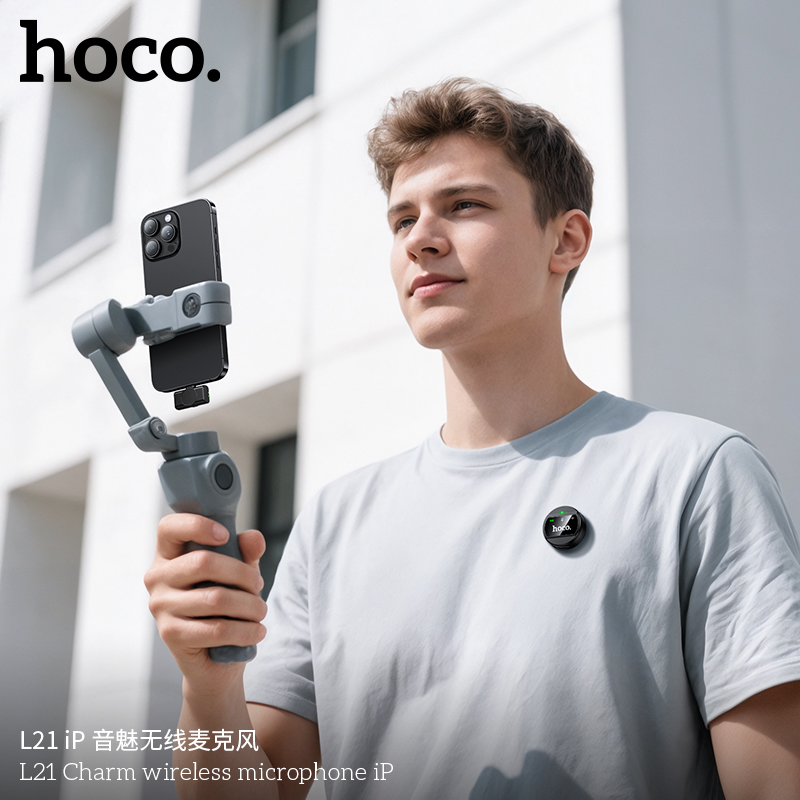 Mic thu âm Hoco L21 đầu lighting IP