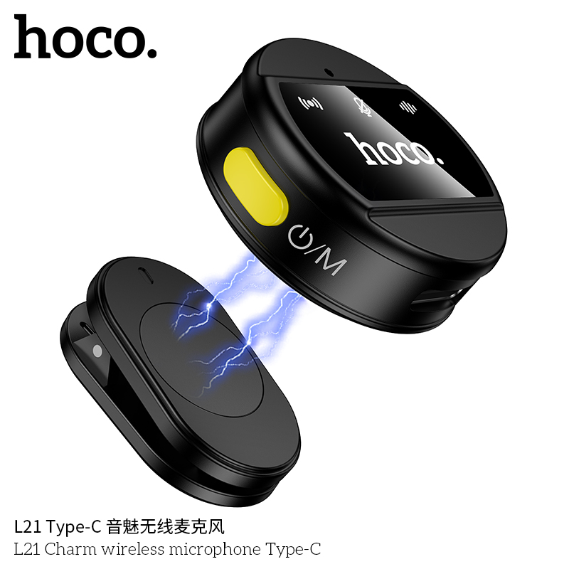 Mic thu âm Hoco L21 đầu TypeC