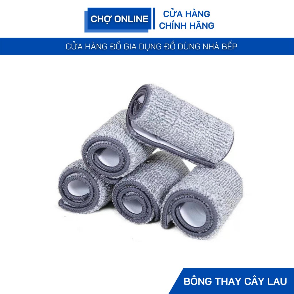 Miếng Bông Thay Thế Cho Cây Lau Nhà Tự Vắt Hình Chử nhật