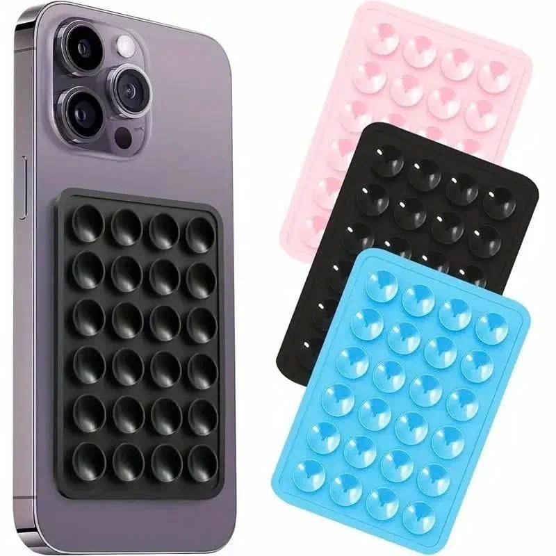 Kệ Điện Thoại Miếng Dán Hút Dính Điện Thoại Silicon 2 Mặt