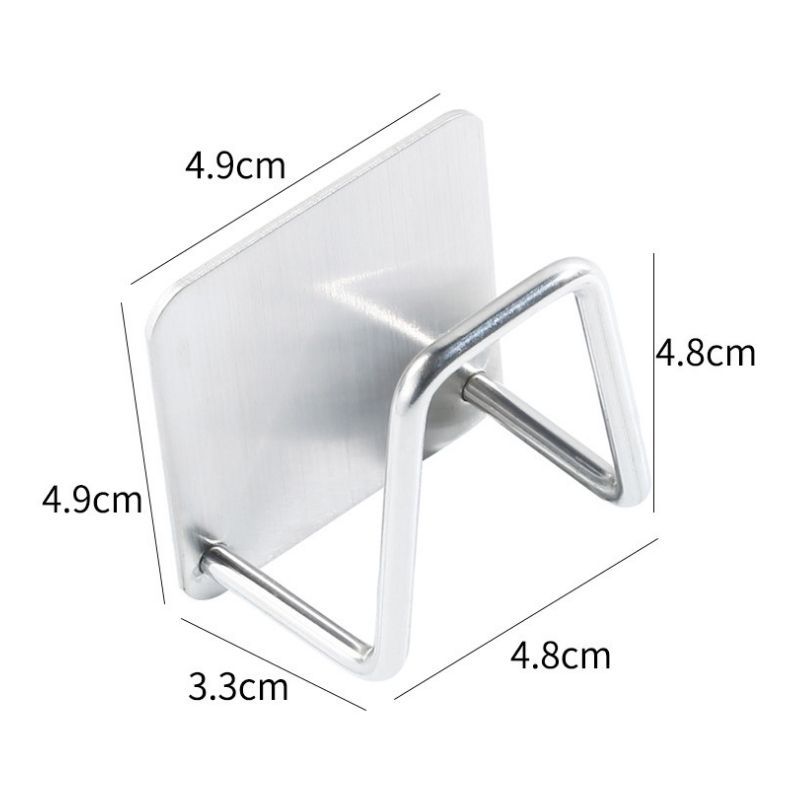 Móc Dán INOX 304 Vuông.