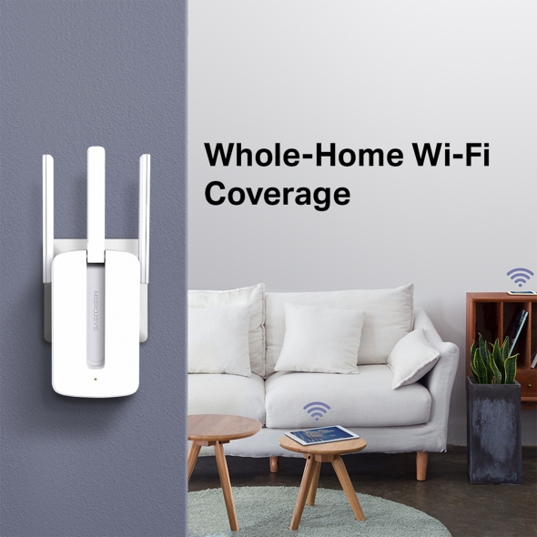 Cục Kích sóng wifi 3 râu Mercusys MW301RE 300mbps chính hãng