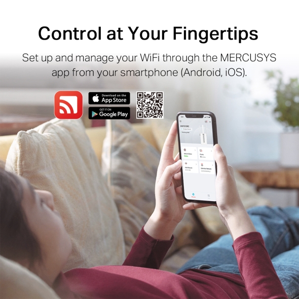 Cục Kích sóng wifi 3 râu Mercusys MW301RE 300mbps chính hãng