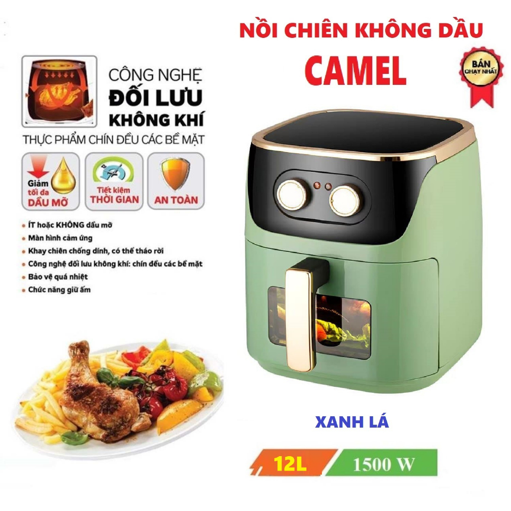 Nồi chiên không dầu CAMEL 10 Lít
