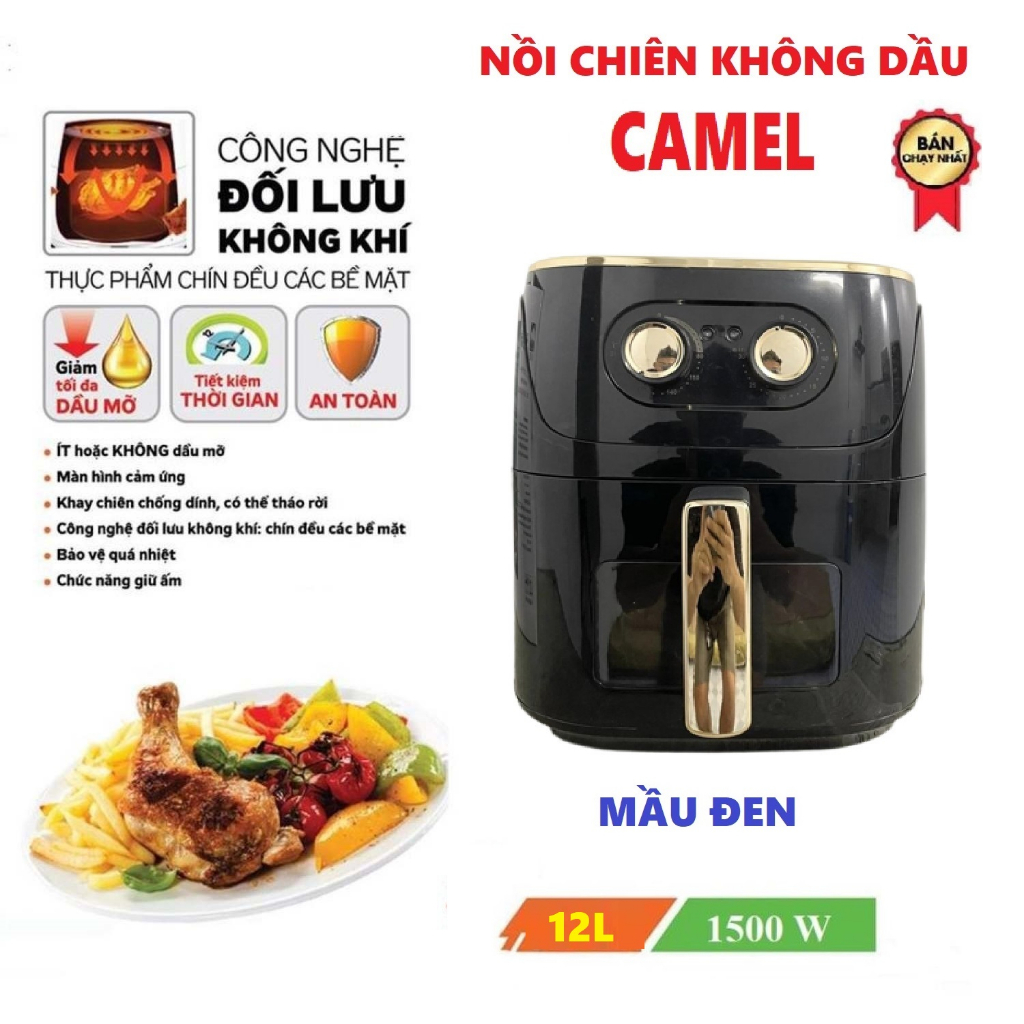Nồi chiên không dầu CAMEL 10 Lít