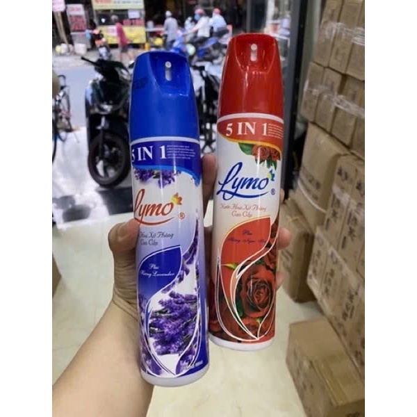Nước Hoa Xịt Phòng Cao Cấp Lymo 5in1 mùi inbox hoặc ngẫu nhiên