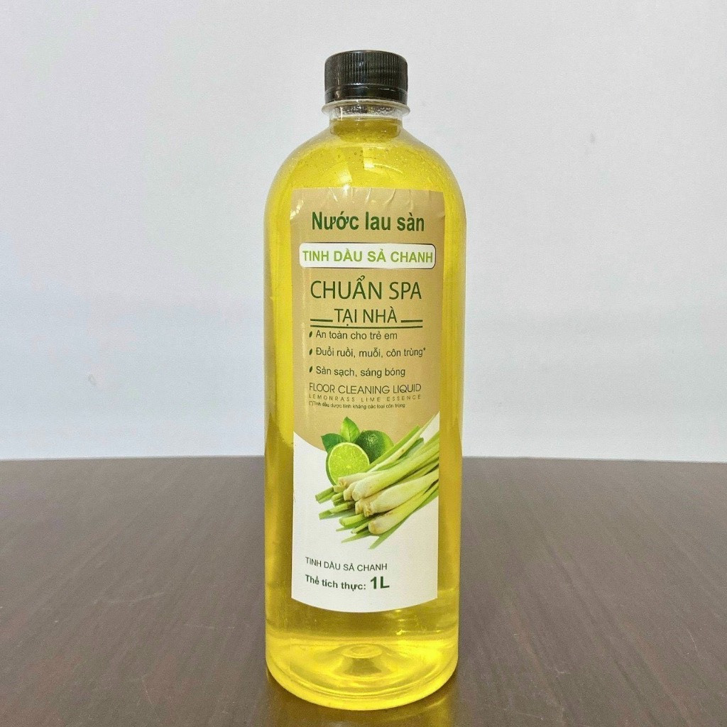 Nước Lau Sàn Spa Tinh Dầu Chanh Sả 1 Lit